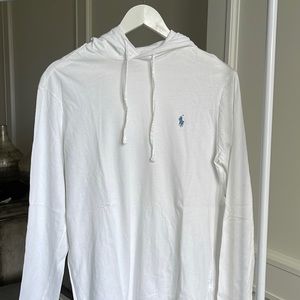 Polo Ralph Lauren Hooded White Longsleeve